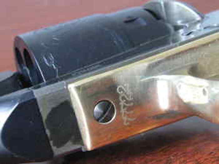 Кольт 1860 (Colt Army (1860) модель американского револьвера . Реплика: Кольт 1860 Colt Army 1860 от CAW PFC model gun.(шумовой)